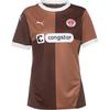 PUMA FC St. Pauli 24-25 Heim Teamtrikot Damen - espresso brown-puma white