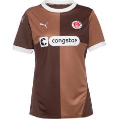 PUMA FC St. Pauli 24-25 Heim Fußballtrikot Damen espresso brown-puma white