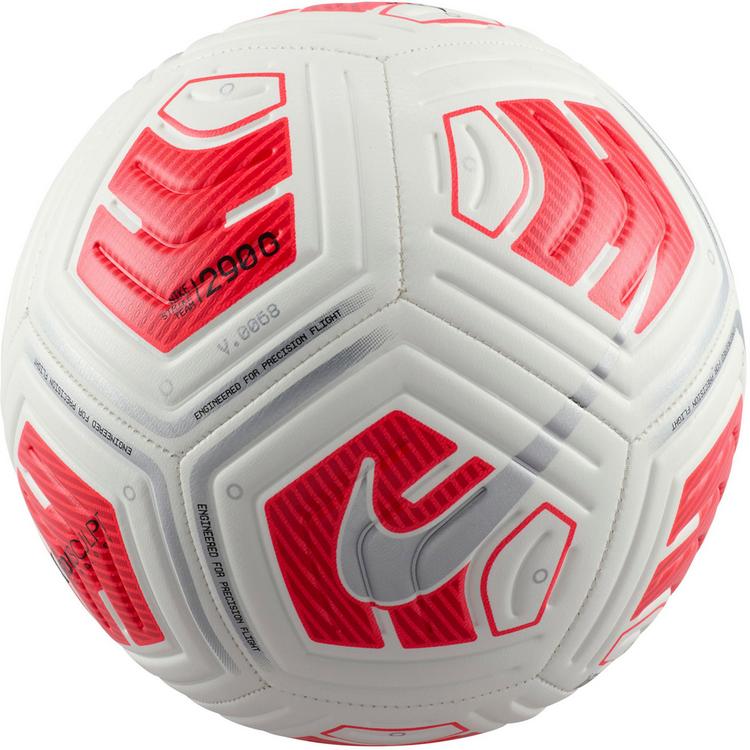 Nike Nike Strike Fu&szlig;ball - white-bright crimson-silver - 0 | SportScheck
