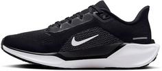 Rückansicht von Nike AIR ZOOM PEGASUS 41 Laufschuhe Damen black-white-anthracite