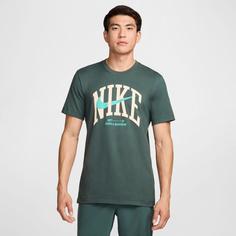 Rückansicht von Nike DRI-FIT MODERN FITNESS T-Shirt Herren vintage green