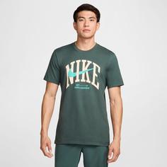 Rückansicht von Nike DRI-FIT MODERN FITNESS T-Shirt Herren vintage green
