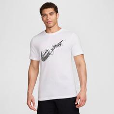 Rückansicht von Nike DRI-FIT GYM KIT 2 Funktionsshirt Herren white