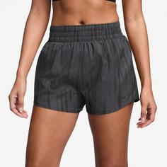 Rückansicht von Nike ONE DRI FIT Funktionsshorts Damen anthracite-black-black