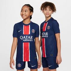 Rückansicht von Nike Paris Saint-Germain 24-25 Heim Fußballtrikot Kinder midnight navy-midnight navy-white