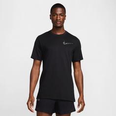 Rückansicht von Nike RUN DIVISION Funktionsshirt Herren black