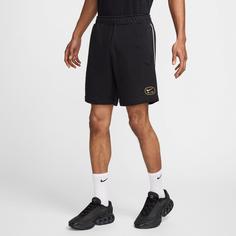 Rückansicht von Nike NSW Air Shorts Herren black-white-metallic gold