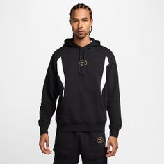 Rückansicht von Nike NSW Air Hoodie Herren black-white-metallic gold