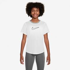 Rückansicht von Nike ONE Funktionsshirt Kinder white-black