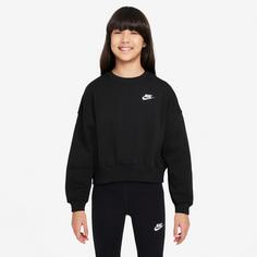 Rückansicht von Nike NSW CLUB FLEECE Sweatshirt Kinder black-white