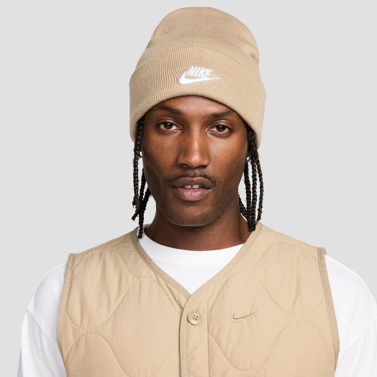 Nike Nike Peak Futura Beanie - khaki-white - 0 | SportScheck