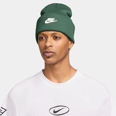 Rückansicht von Nike Peak Futura Beanie fir-white