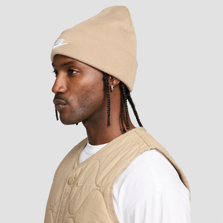 Nike Nike Peak Futura Beanie - khaki-white - 2 | SportScheck