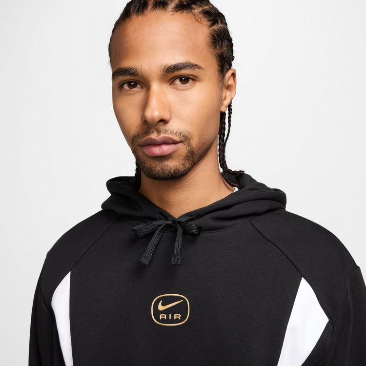 Nike Nike NSW Air Hoodie Herren - black-white-metallic gold - 2 | SportScheck