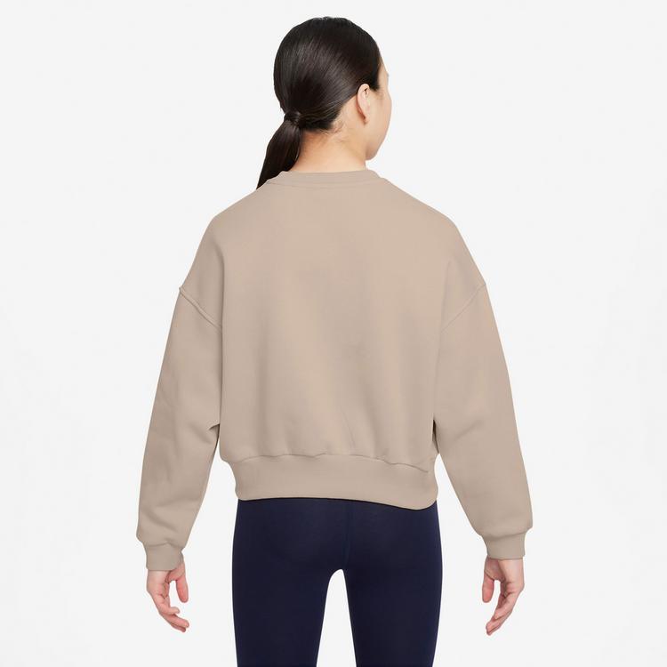 Nike Nike NSW CLUB FLEECE Sweatshirt M&auml;dchen - sanddrift-white - 1 | SportScheck