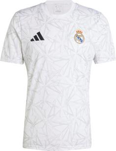 adidas Real Madrid Prematch Fanshirt Herren white-clear grey