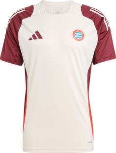 adidas FC Bayern München Fanshirt Herren linen-shadow red