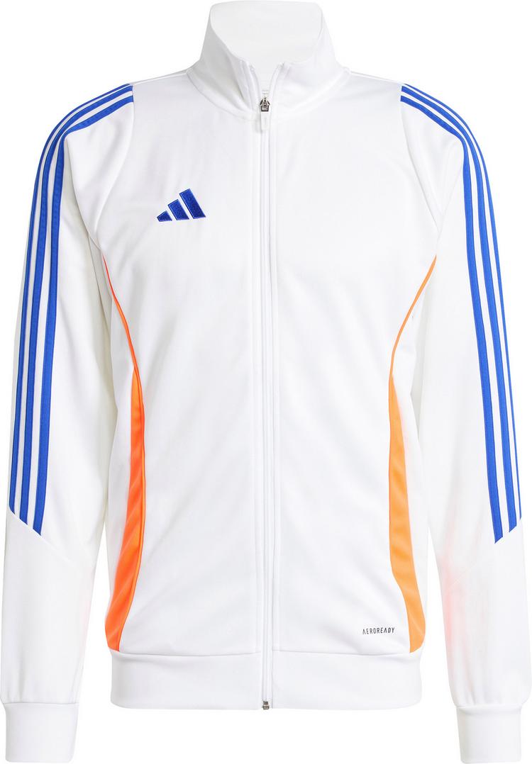 adidas adidas Tiro24 Trainingsjacke Herren - white-app solar red-lucid blue - 0 | SportScheck