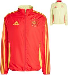 adidas Spanien EM24 Trainingsjacke Herren better scarlet-pulse yellow