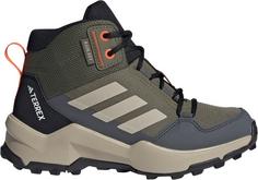 adidas TERREX AX4R R.RDY MID Wanderschuhe Kinder olive strata-wonder beige-semi impact orange