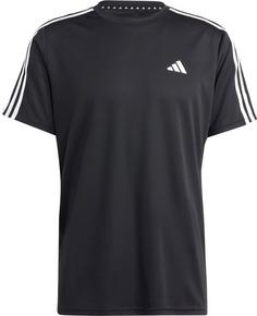 adidas TR-ES BASE 3S Funktionsshirt Herren black-white