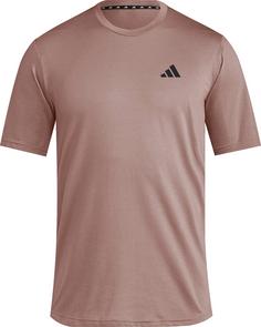 adidas TR-ES FR Funktionsshirt Herren warm clay-black