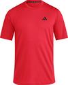 adidas TR-ES FR Funktionsshirt Herren - pure ruby-black