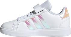 Rückansicht von adidas GRAND COURT 2.0 Sneaker Kinder ftwr white-iridescent-ftwr white