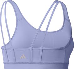 Rückansicht von adidas ALL ME ESS Sport-BH Damen violet tone