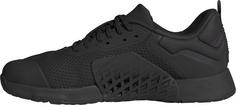 Rückansicht von adidas DROPSET 3 Fitnessschuhe Herren core black-grey four-grey four,