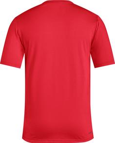 Rückansicht von adidas TR-ES FR Funktionsshirt Herren pure ruby-black