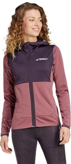 Rückansicht von adidas XPERIOR Fleecejacke Damen quicri-aurbla