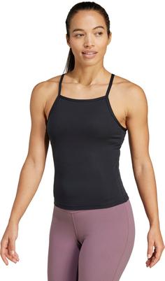 Rückansicht von adidas Yoga Funktionstank Damen black