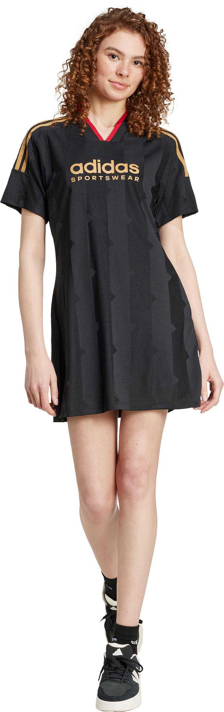 adidas adidas Tiro Kurzarmkleid Damen - black-st tan-team victory red - 0 | SportScheck