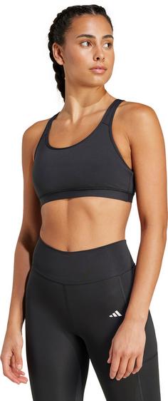 Rückansicht von adidas ALL ME ESS Sport-BH Damen black