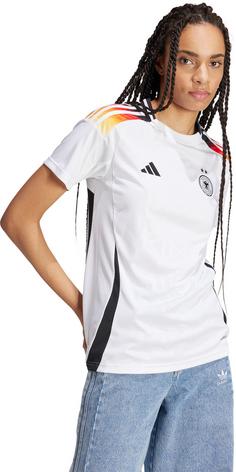 Rückansicht von adidas DFB Frauen EM 2025 Heim Fußballtrikot Damen white