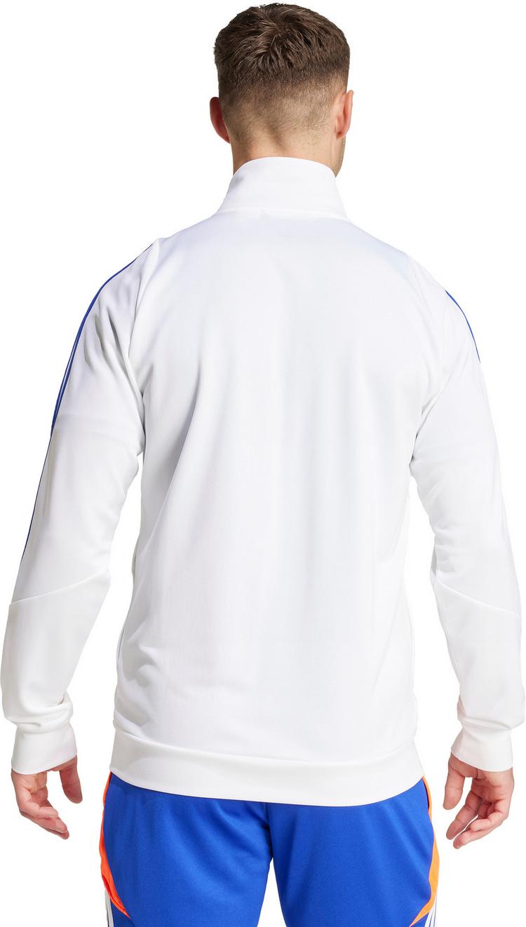 adidas adidas Tiro24 Trainingsjacke Herren - white-app solar red-lucid blue - 1 | SportScheck