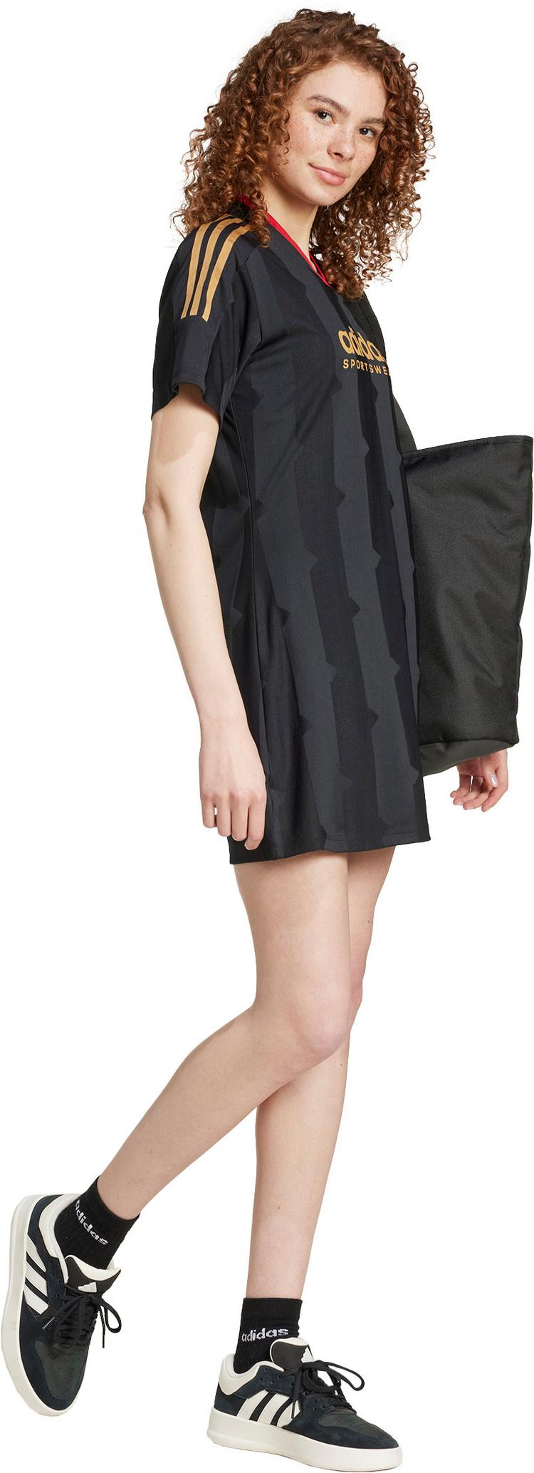 adidas adidas Tiro Kurzarmkleid Damen - black-st tan-team victory red - 2 | SportScheck