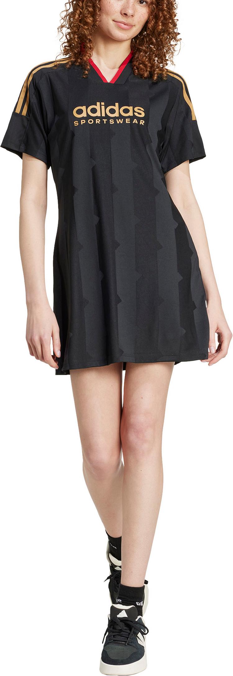 adidas adidas Tiro Kurzarmkleid Damen - black-st tan-team victory red - 3 | SportScheck