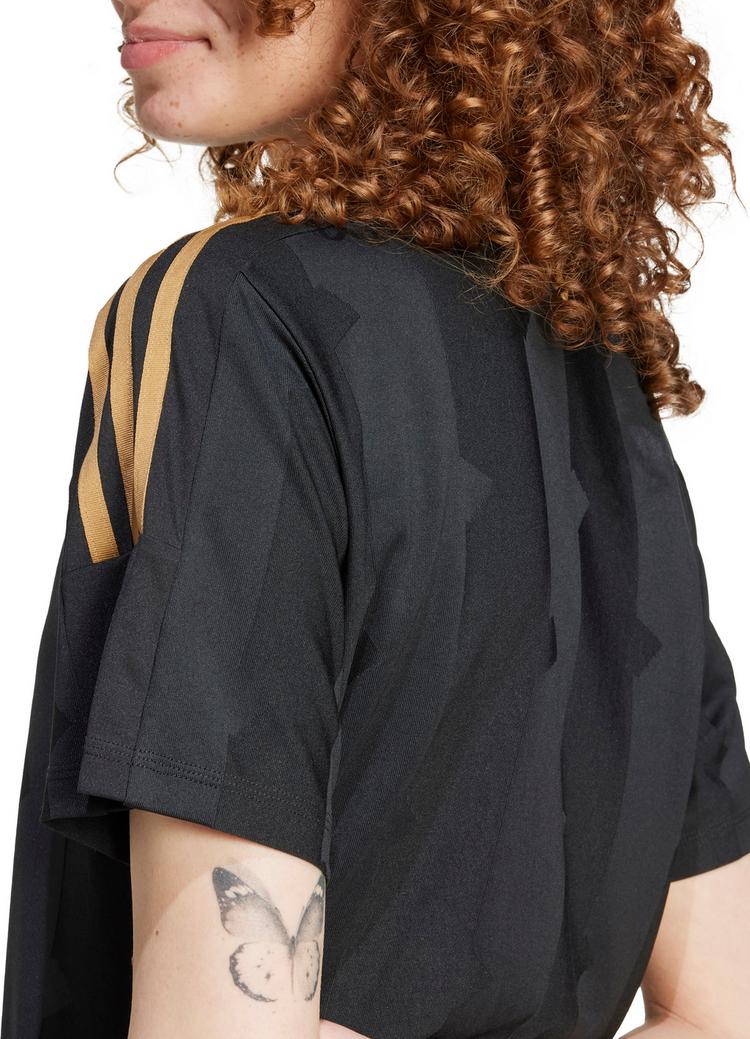 adidas adidas Tiro Kurzarmkleid Damen - black-st tan-team victory red - 5 | SportScheck