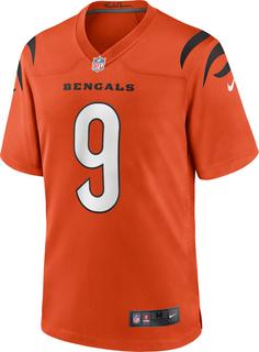 Nike Cincinnati Bengals Joe Burrow 9 American Football Trikot Herren university orange