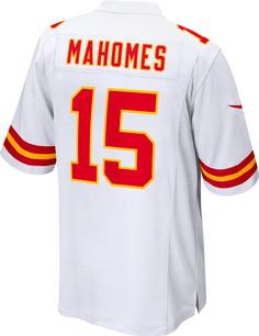 Rückansicht von Nike Kansas City Chiefs Patrick Mahomes 15 American Football Trikot Herren white patrick mahomes