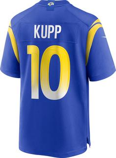 Rückansicht von Nike Los Angeles Rams Cooper Kupp 10 American Football Trikot Herren hyper royal cooper kupp