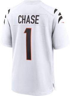 Rückansicht von Nike Cincinnati Bengals Ja'Marr Chase 1 American Football Trikot Herren white