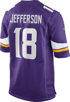 Rückansicht von Nike Minnesota Vikings Justin Jefferson 18 American Football Trikot Herren Justin Jefferson