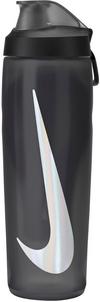 Nike REFUEL BOTTLE LOCKING 709ml Trinkflasche - anthracite-black-silver iridescent