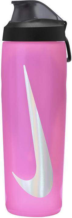 Nike REFUEL BOTTLE LOCKING 709ml Trinkflasche pink spell-black-silver iridescent