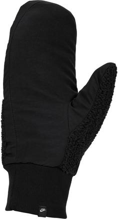 Rückansicht von Nike High Pile Fleece Handschuhe black-black-dark smoke grey