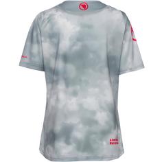 Rückansicht von Endura Cloud T-Shirt Damen eintöniges grau