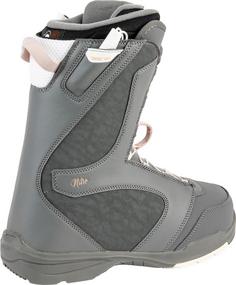 Rückansicht von Nitro Snowboards FLORA TLS Snowboard Boots Damen charcoal